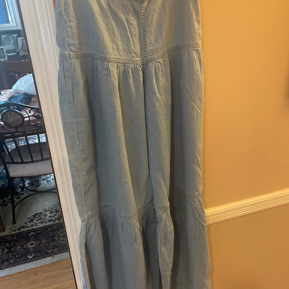 Light Blue Wide Leg Pants